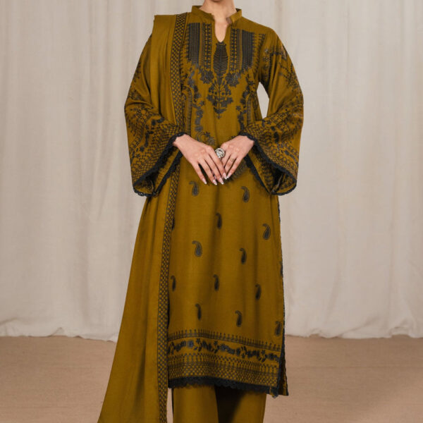 Zaitoon Embroidered 3PC ( Duppata )