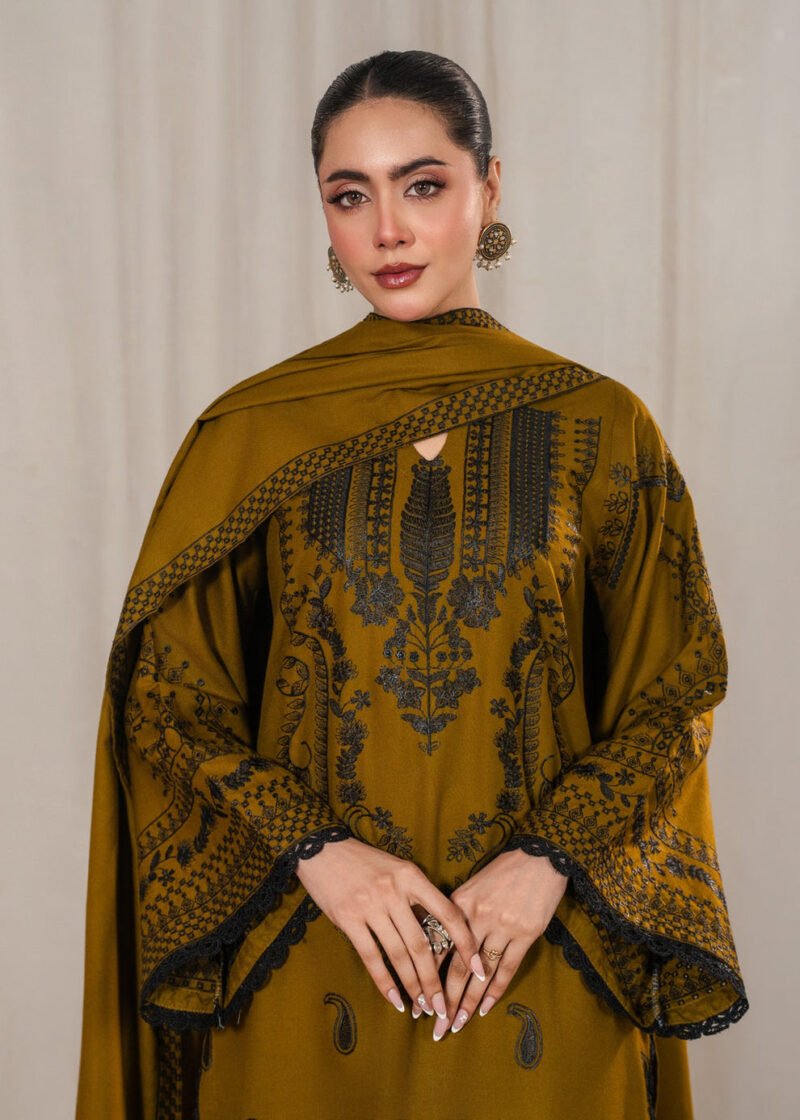 Zaitoon Embroidered 3PC ( Duppata )