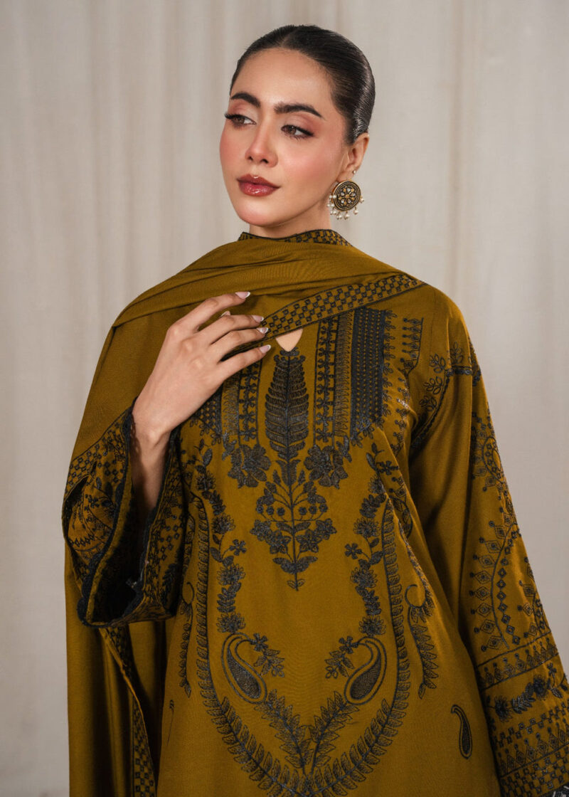 Zaitoon Embroidered 3PC ( Duppata )