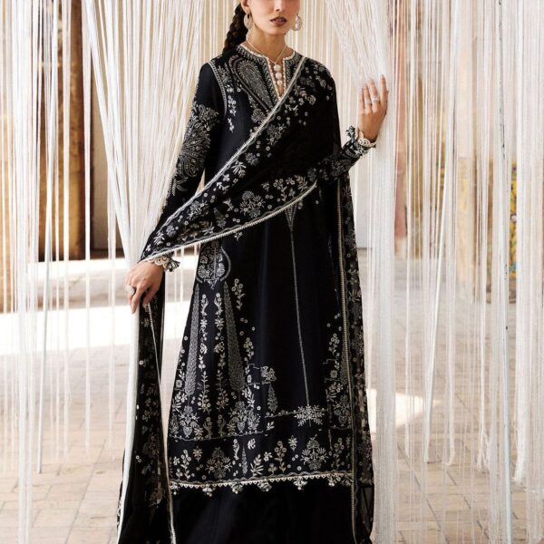 Midnight Elegance Premium Lawn Unstitched 3PC
