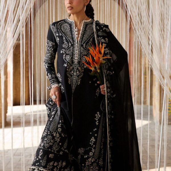 Midnight Elegance Premium Lawn Unstitched 3PC