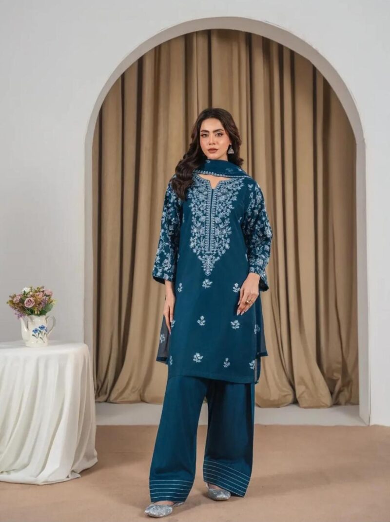 Fari Embroidered 3PC ( Farshi )