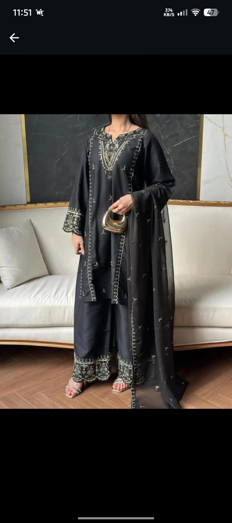 Bareen Embroidered 3PC