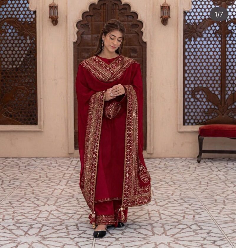 Nayab Premium Lawn Embroidered Unstitched 3PC