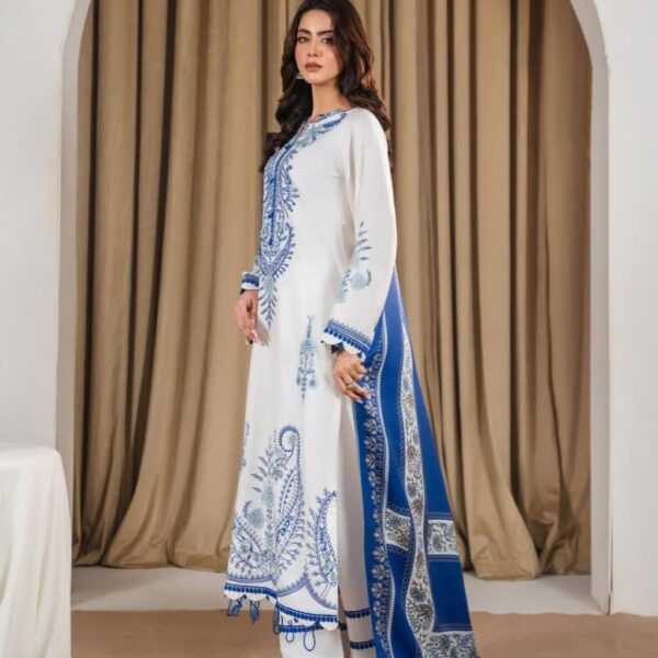 FANA EMBROIDERED 3PC (SHAWL)