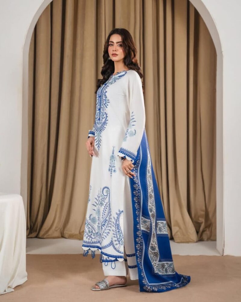 FANA EMBROIDERED 3PC (SHAWL)