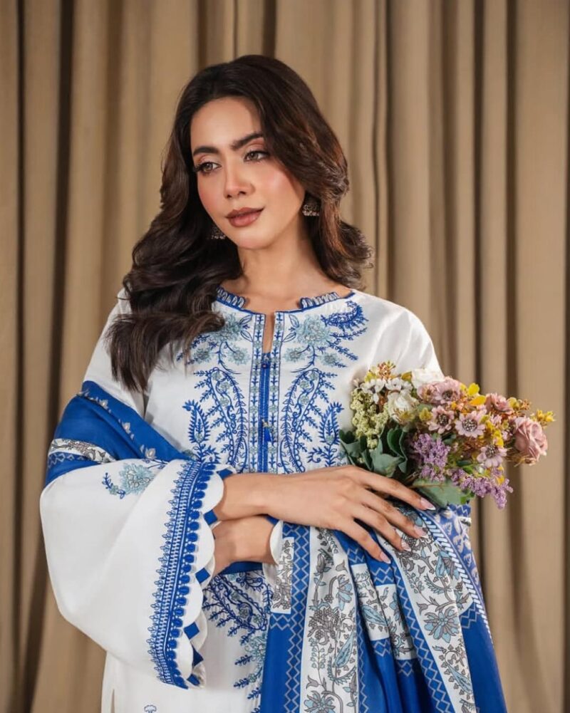 FANA EMBROIDERED 3PC (SHAWL)