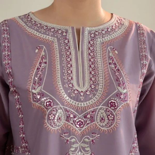 ZAHRA EMBROIDERY 2PC (FARSHI)