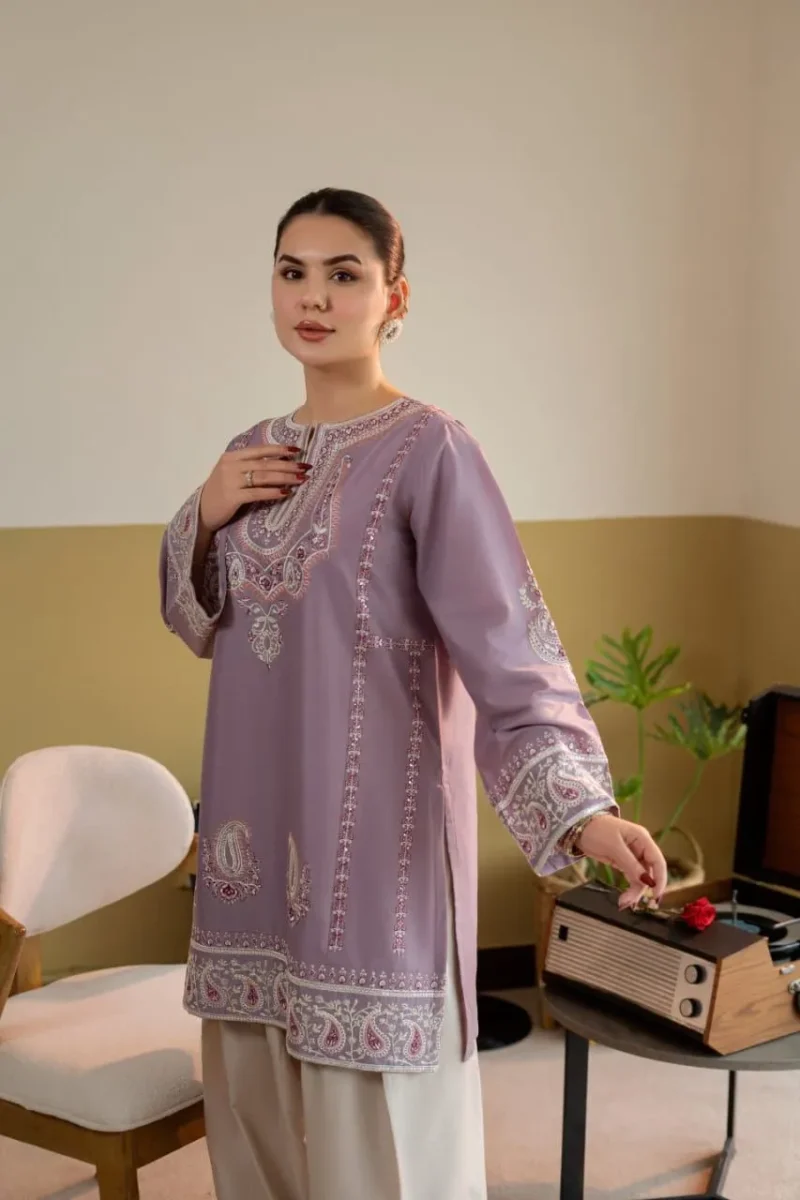 ZAHRA EMBROIDERY 2PC (FARSHI)