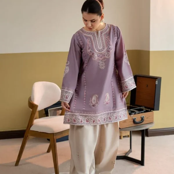 ZAHRA EMBROIDERY 2PC (FARSHI)