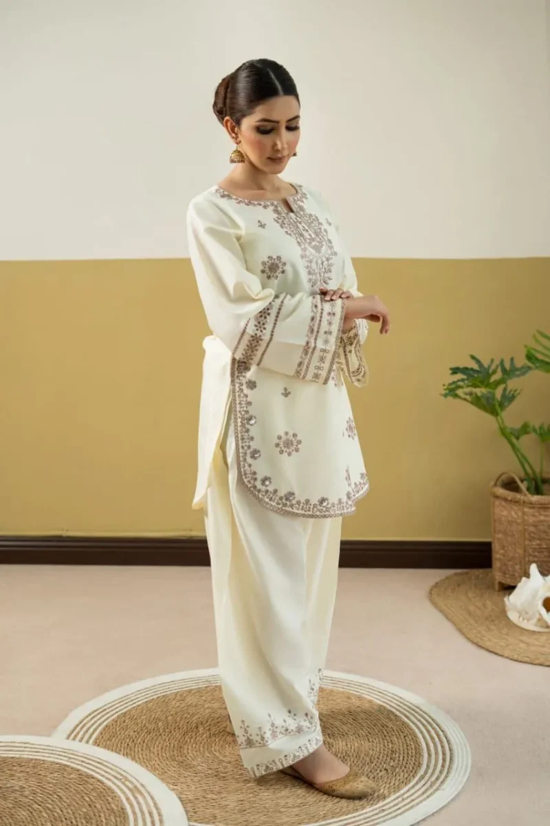 Shehnoor Embroidery 2PC ( PLAZO )