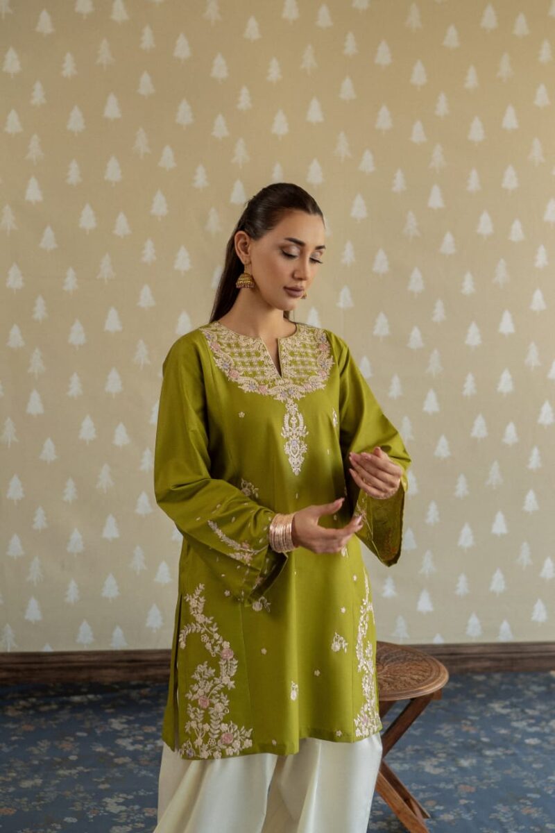MAHIRA EMBROIDERY 2PC (FARSHI)
