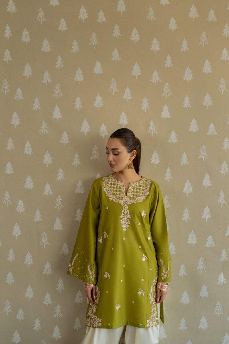 MAHIRA EMBROIDERY 2PC (FARSHI)