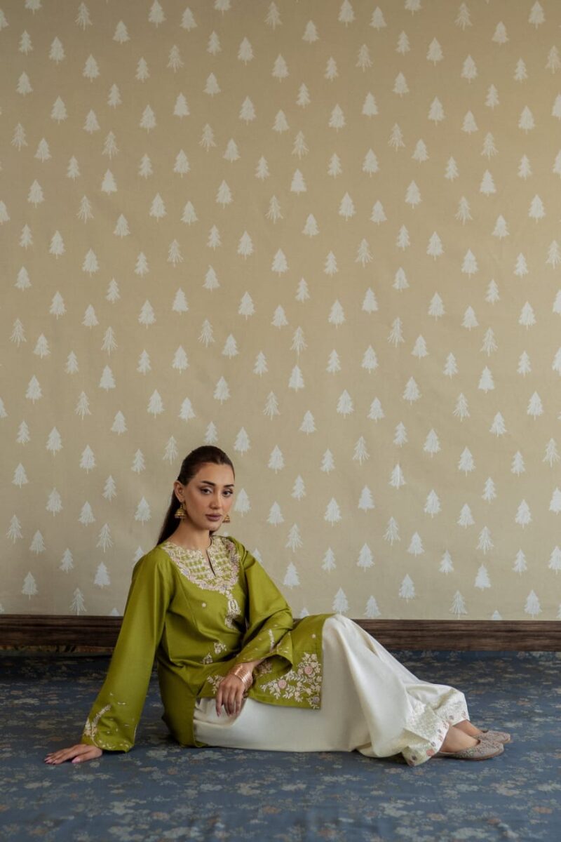 MAHIRA EMBROIDERY 2PC (FARSHI)