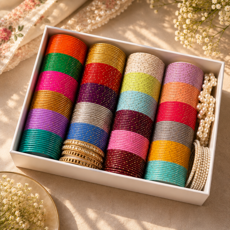 ebfb45ff-0ede-4401-91b7-b35e9bc91ea6 Noor Rang Bangles Box ✨