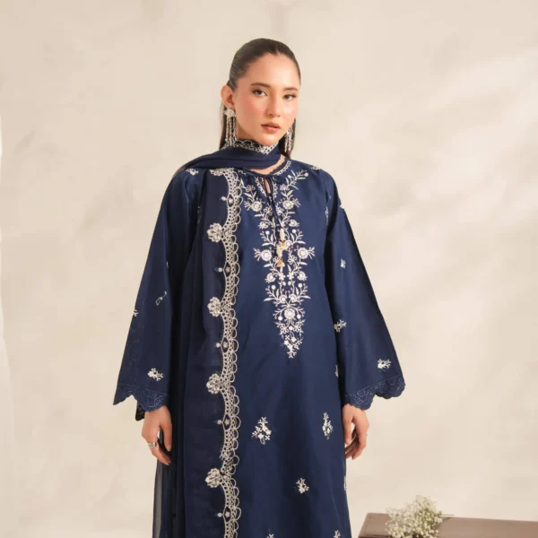 Gul-e-Jan Embroidered 3PC (Plazo)