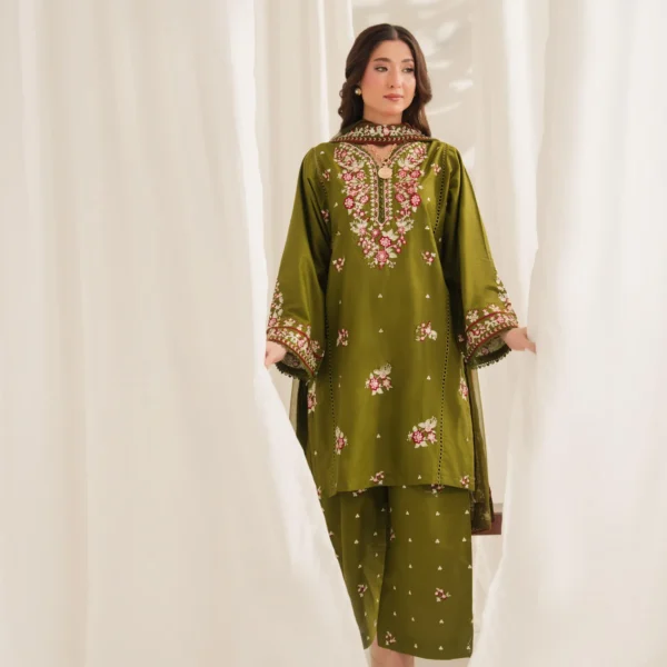 Anarkali Embroidered 3PC