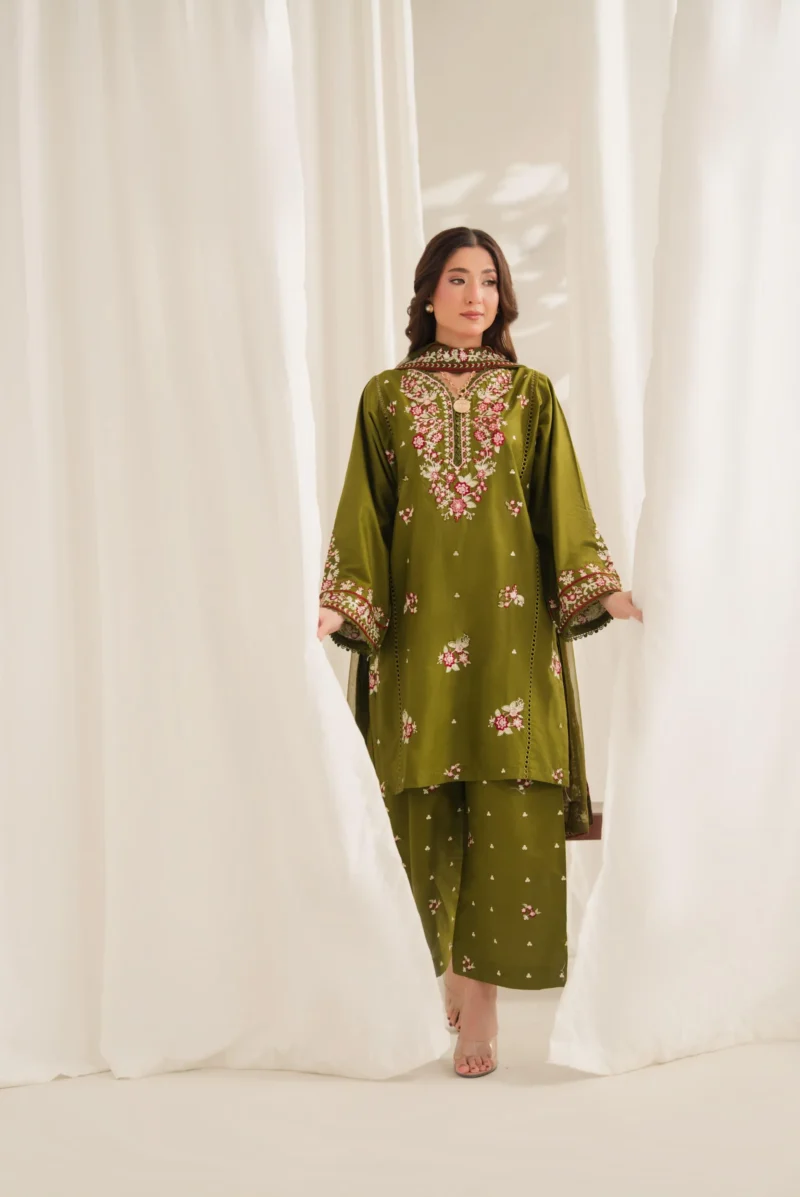 Anarkali Embroidered 3PC