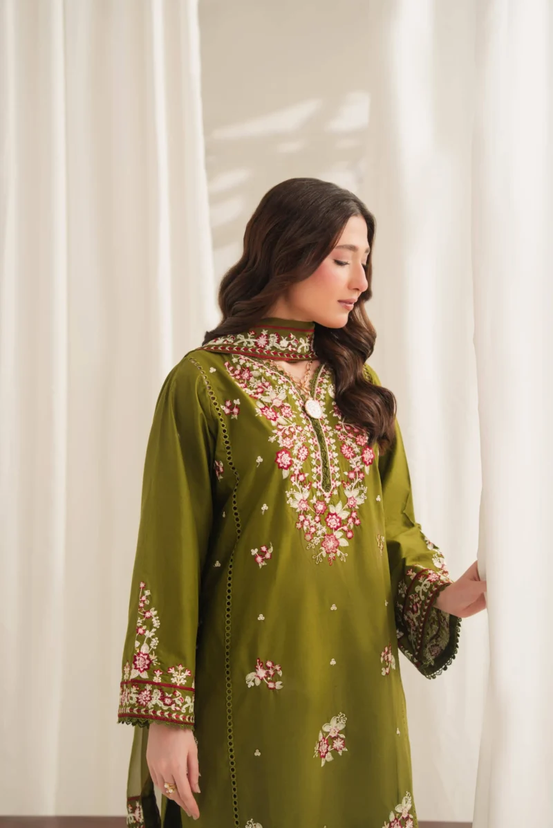 Anarkali Embroidered 3PC