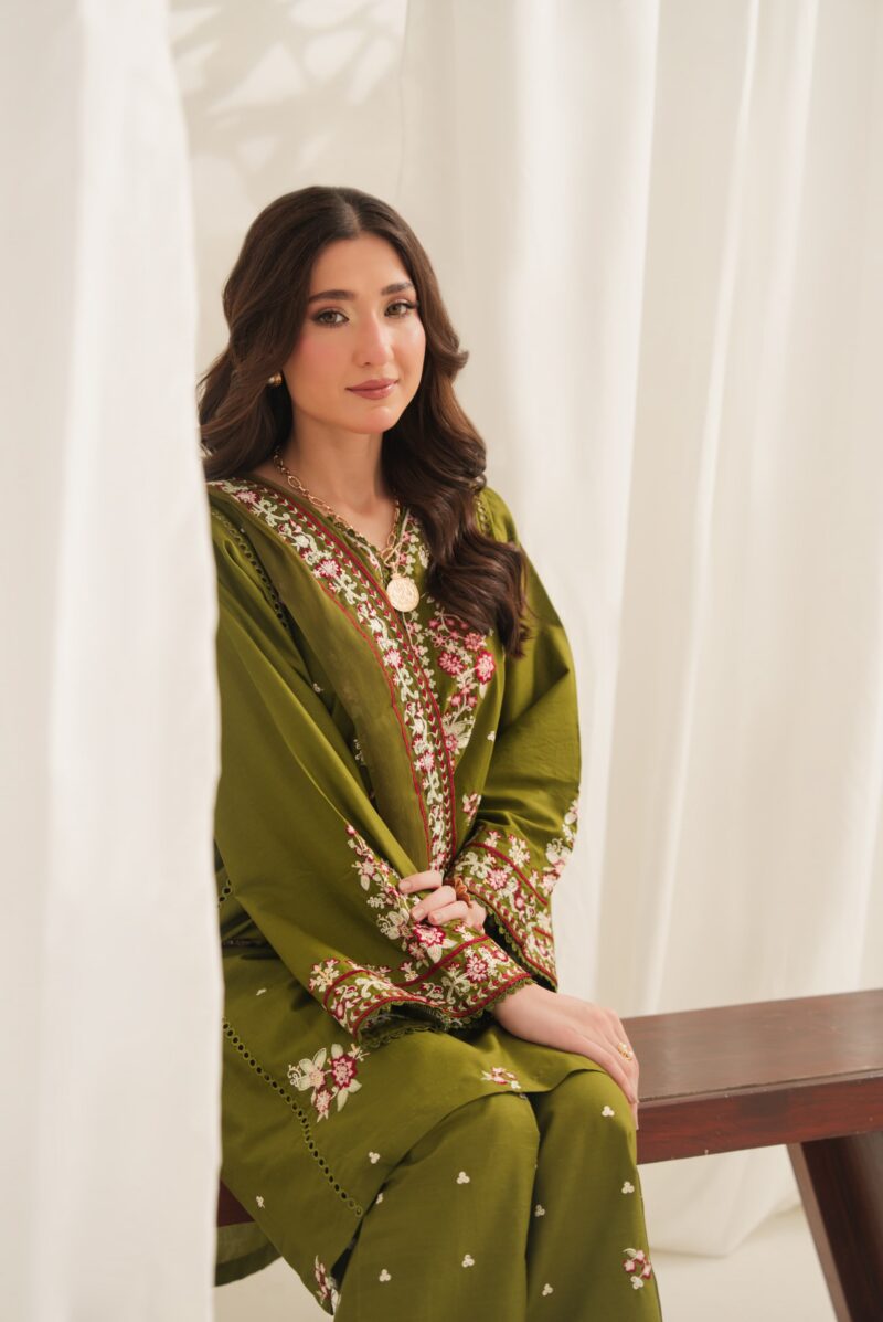 Anarkali Embroidered 3PC