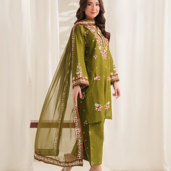 Anarkali Embroidered 3PC
