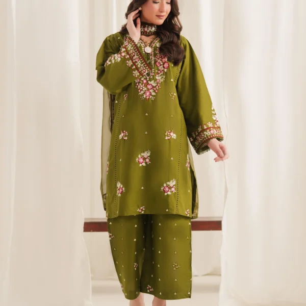 Anarkali Embroidered 3PC
