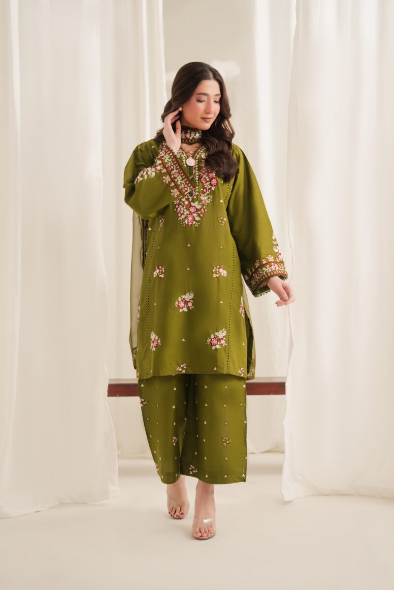 Anarkali Embroidered 3PC