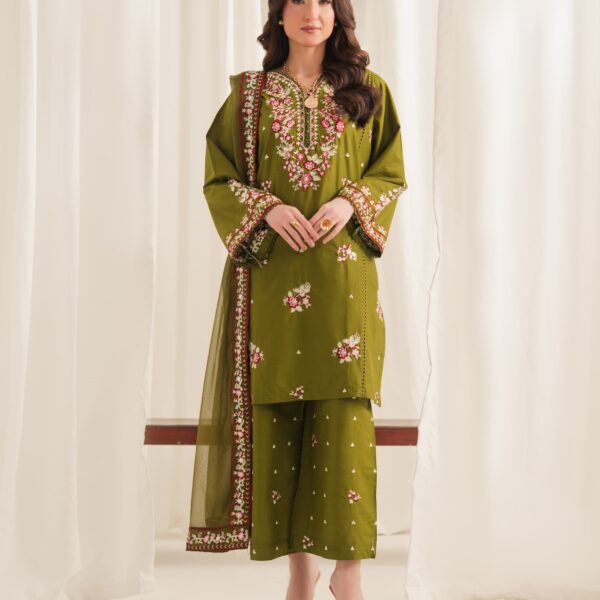 Anarkali Embroidered 3PC