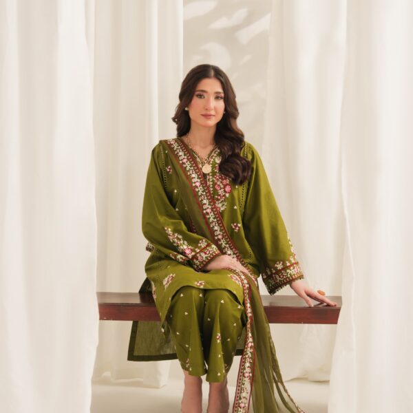 Anarkali Embroidered 3PC