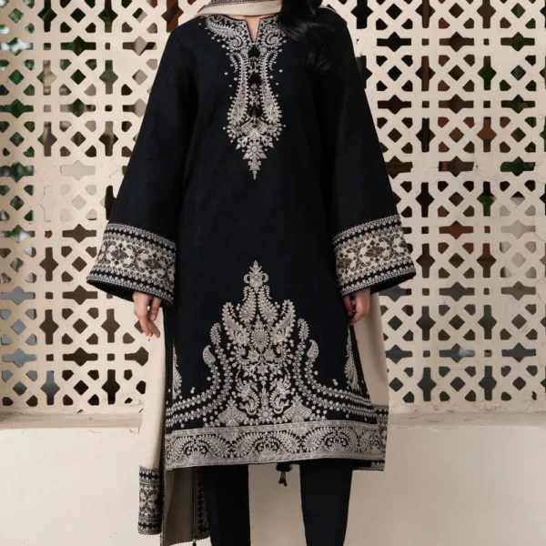 Noor-e-Siyah Embroidered 3PC — Unstitched