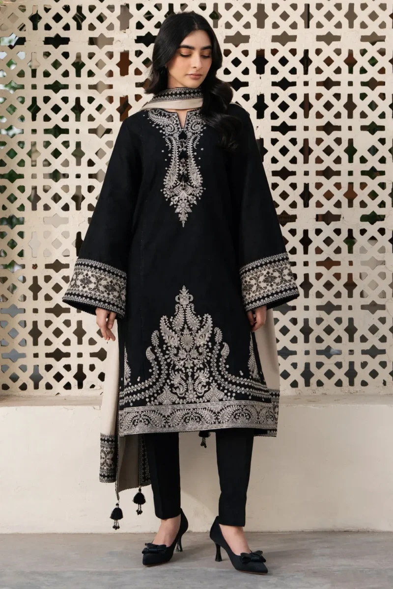 Noor-e-Siyah Embroidered 3PC — Unstitched