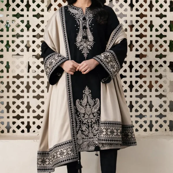 Noor-e-Siyah Embroidered 3PC — Unstitched