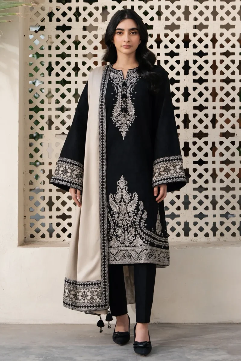 Noor-e-Siyah Embroidered 3PC — Unstitched