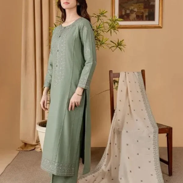 Noor-e-Saba Embroidered 3PC — Unstitched