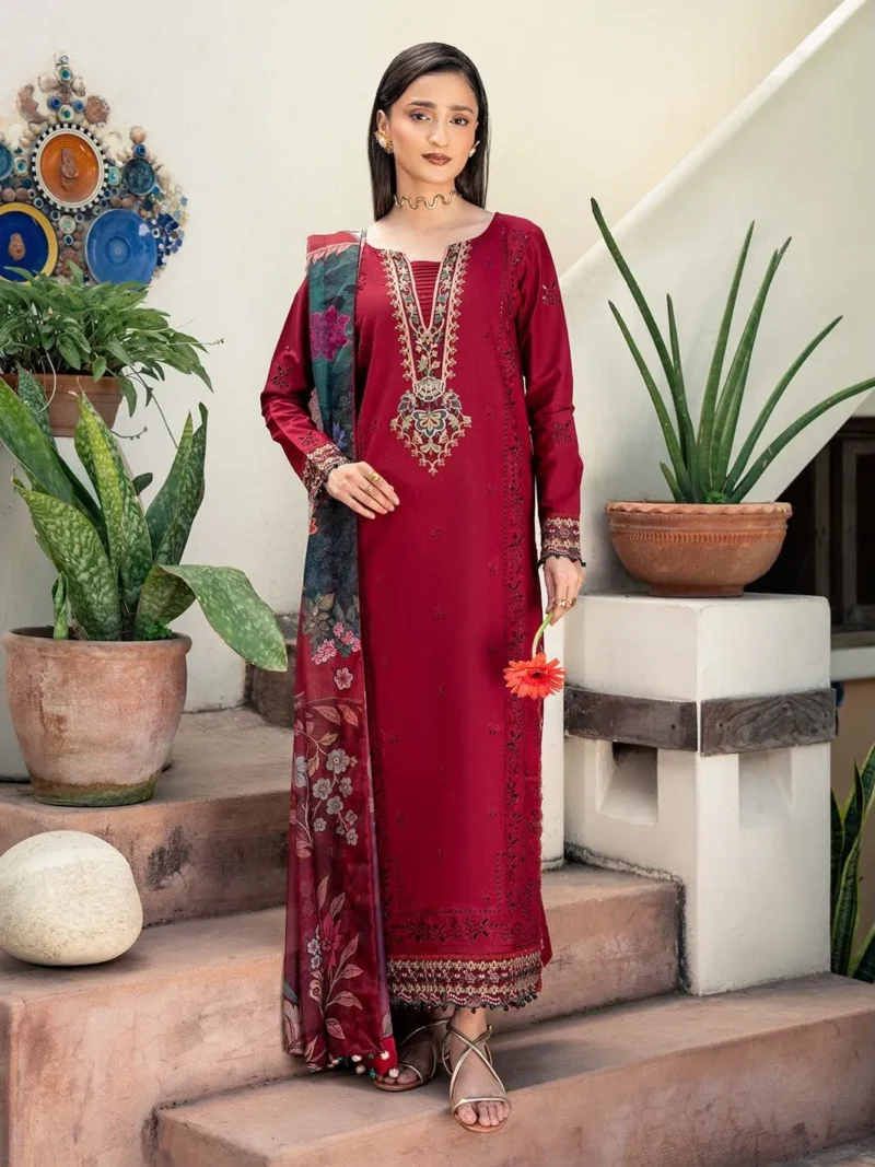 MehfileGul Embroidered 3PC — Unstitched