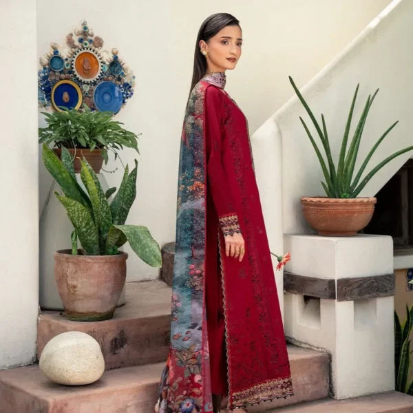 MehfileGul Embroidered 3PC — Unstitched