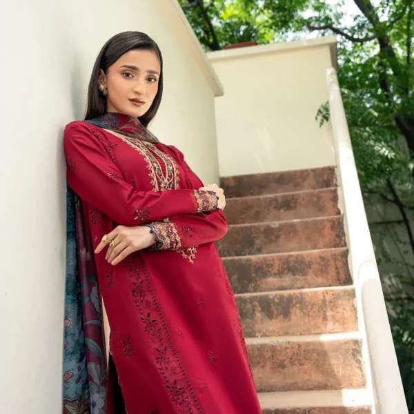 MehfileGul Embroidered 3PC — Unstitched