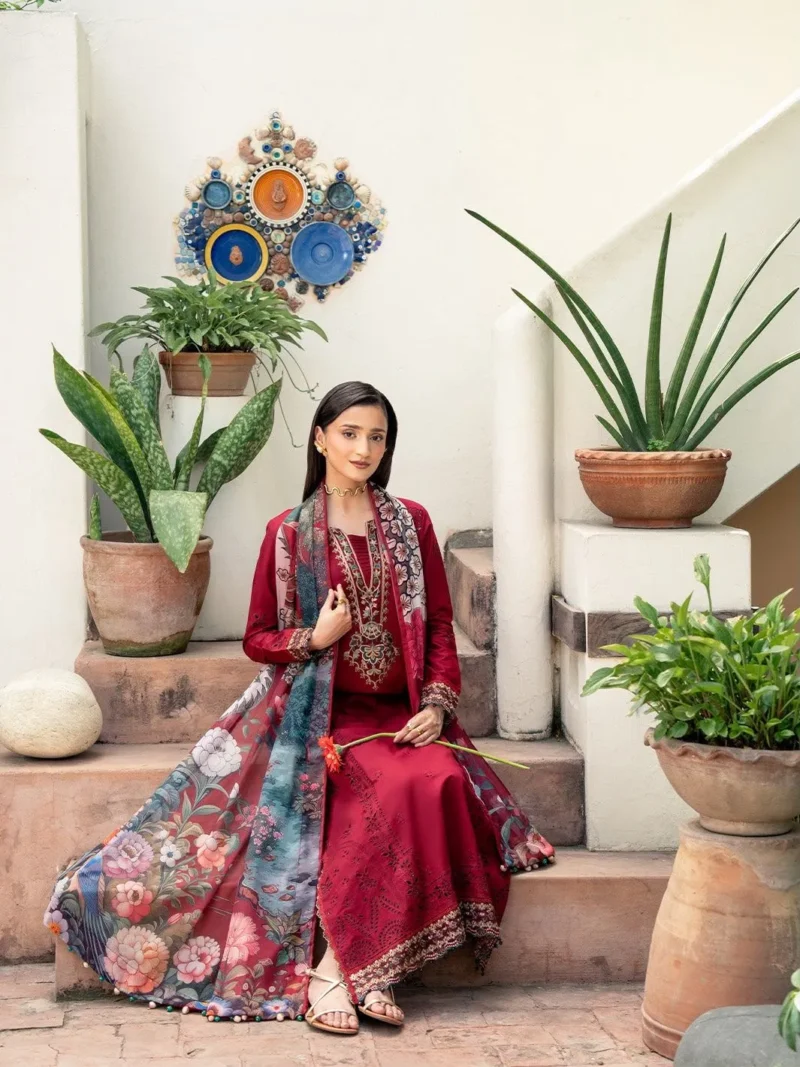 MehfileGul Embroidered 3PC — Unstitched