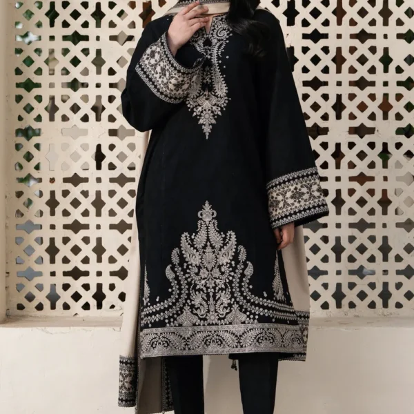 Noor-e-Siyah Embroidered 3PC — Unstitched