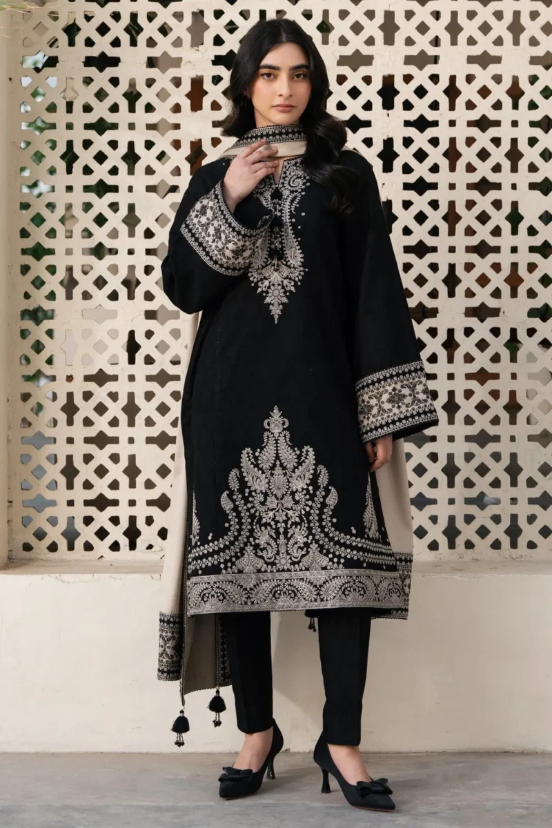 Noor-e-Siyah Embroidered 3PC — Unstitched