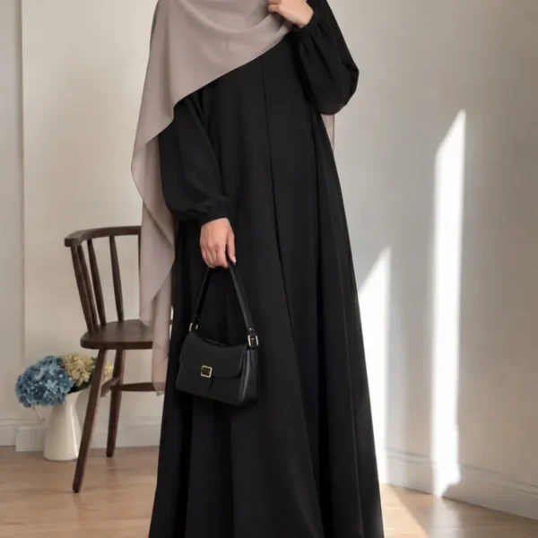 Modest Abaya with Stoller ( Black )