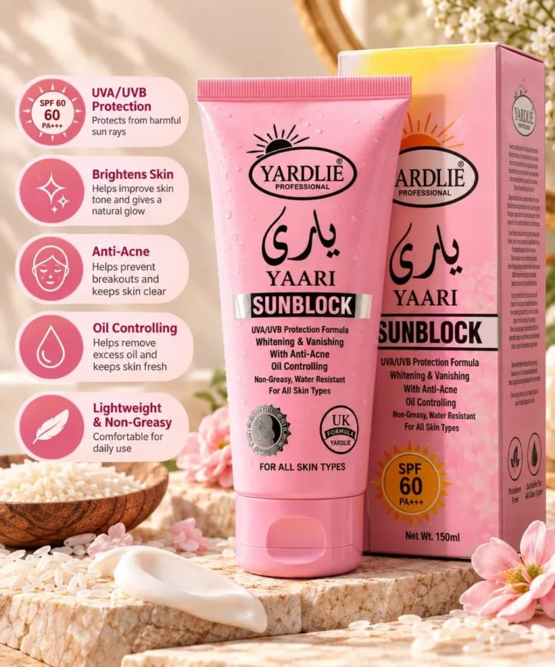 Yaari Sunblock SPF 60 PA+++ — 150ml